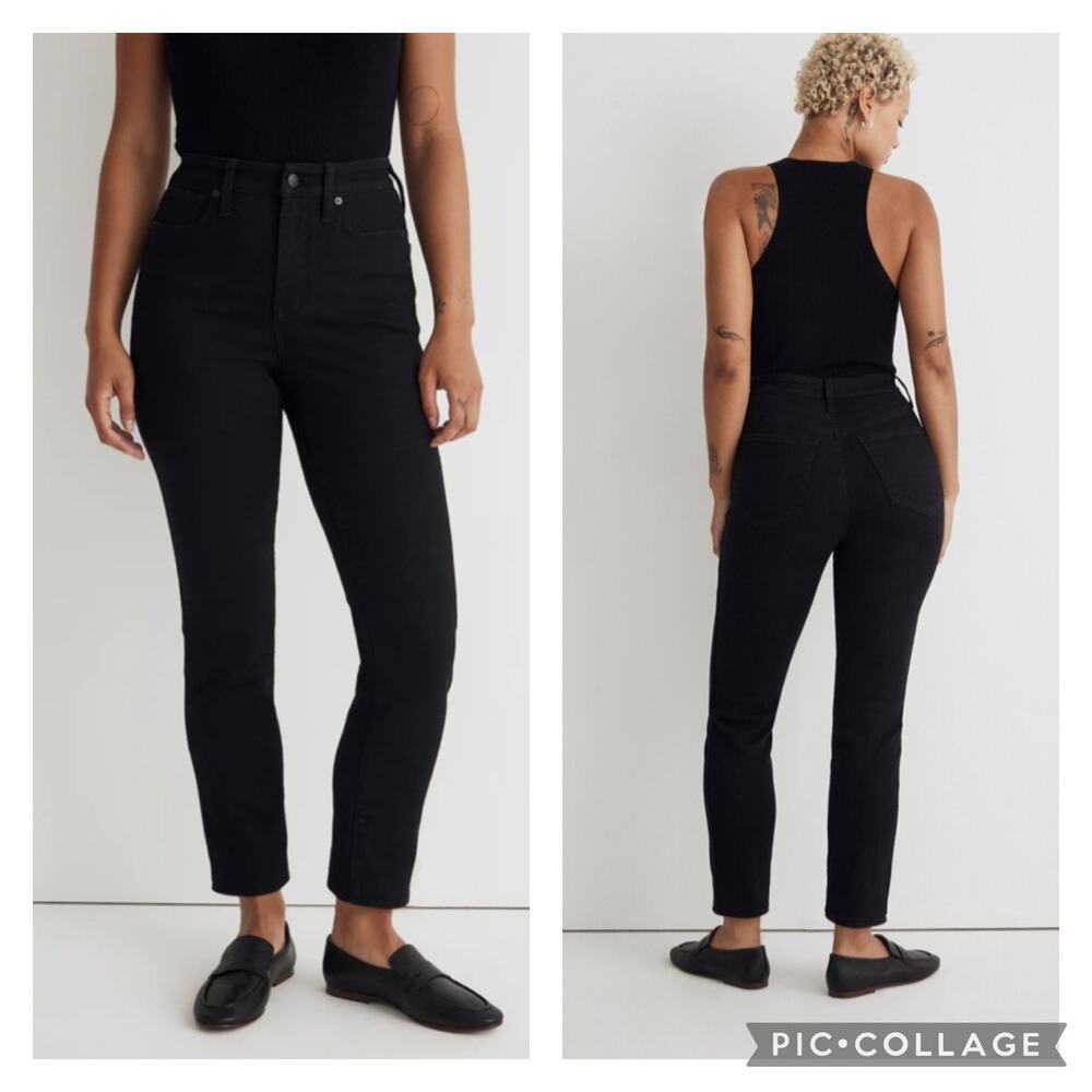 High-Rise Black Women’s Jeans